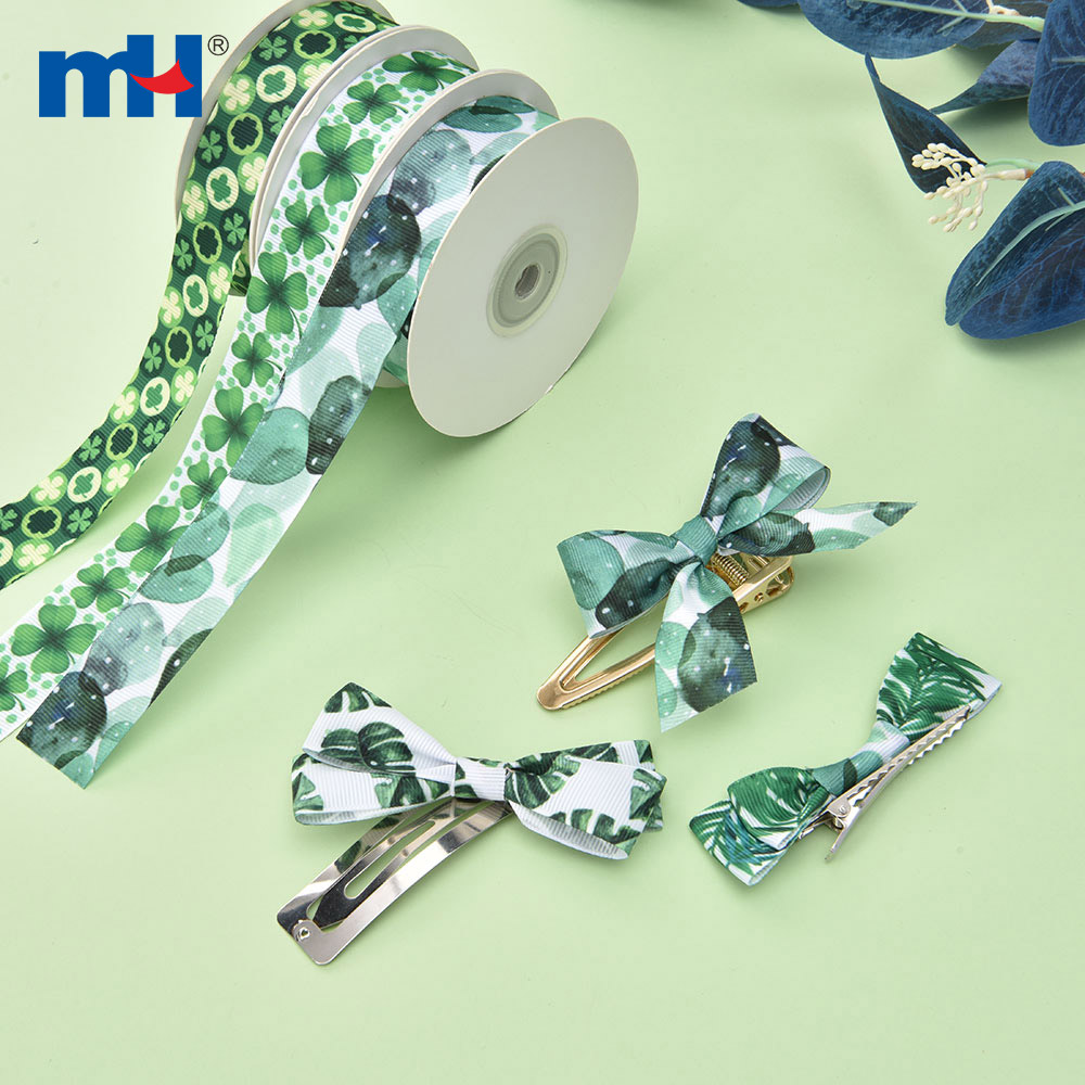 digital printing ribbon leaves