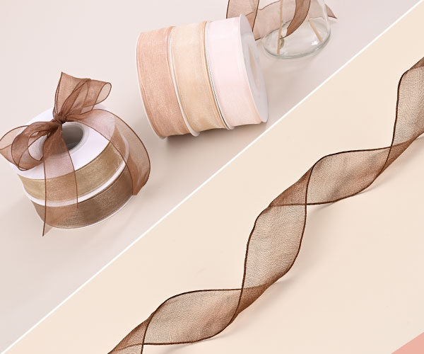 Stiff-edge Organza Ribbon