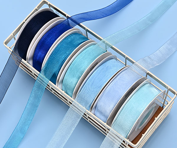 Narrow-edge Organza Ribbon