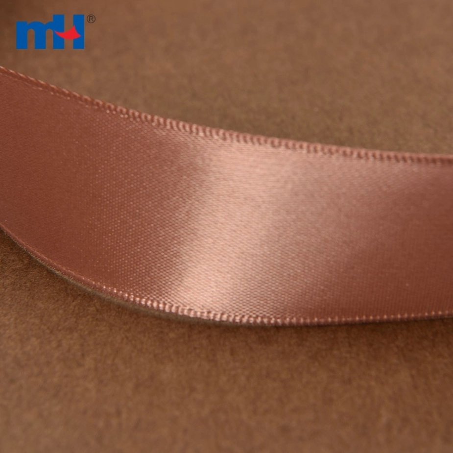 Polyester Double Face Satin Brown Matt Ribbon