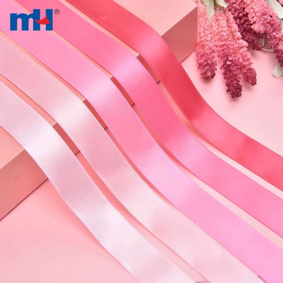 Polyester Double Face Satin Red Matt Ribbon