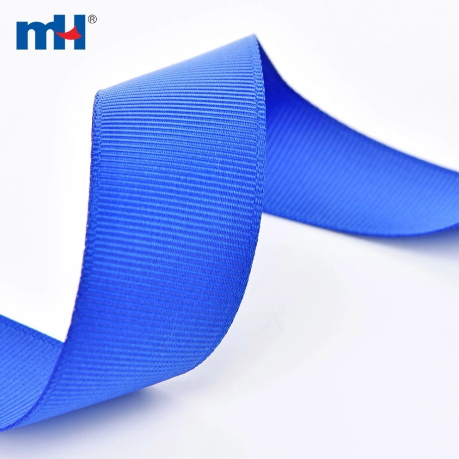 Polyester Grosgrain Blue Ribbon