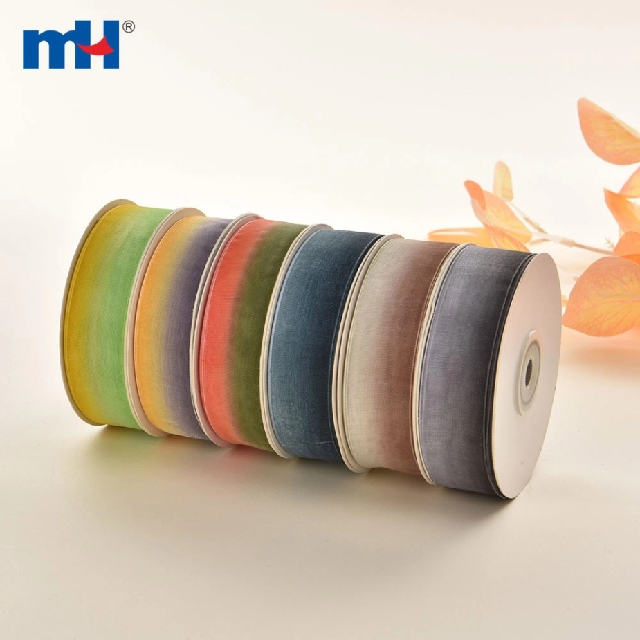 Rainbow Sheer Organza Ribbons