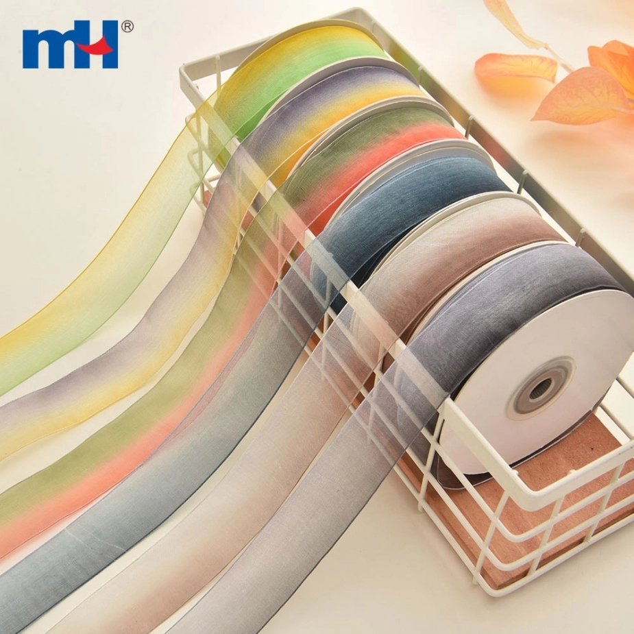 Rainbow Sheer Organza Ribbons