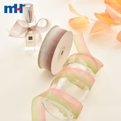 Rainbow Sheer Organza Ribbons