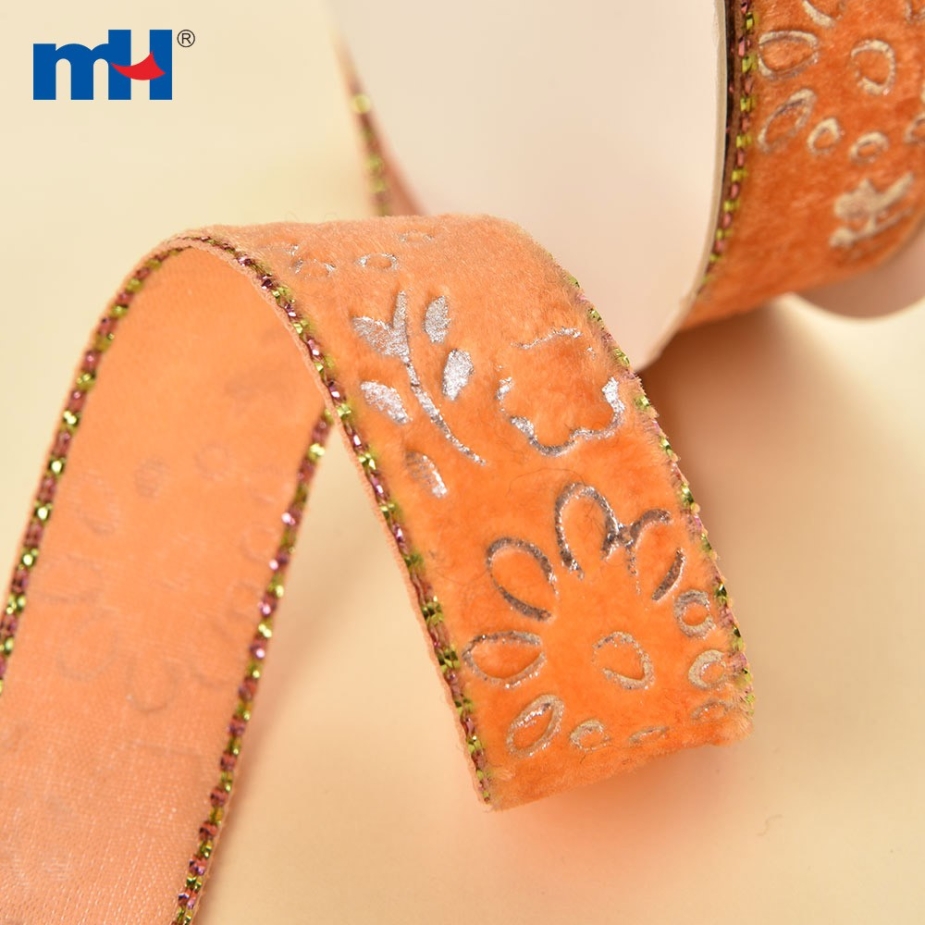 Embrossed Velvet Ribbon