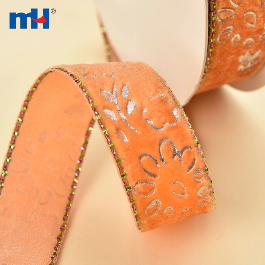 Embrossed Velvet Ribbon