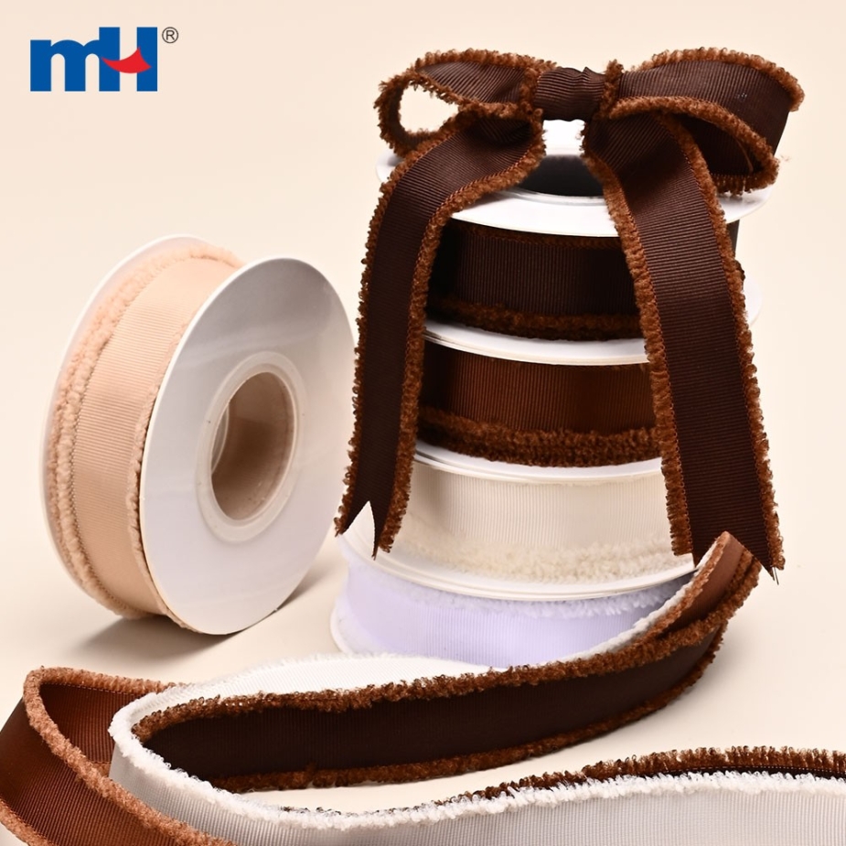 Frayed Edge Grosgrain Ribbon