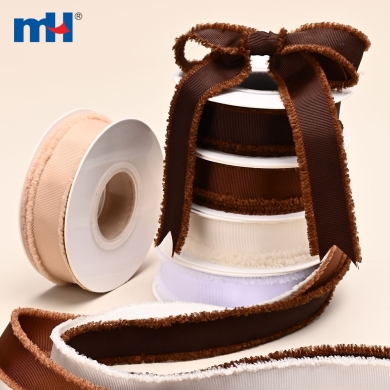 25mm Frayed Edge Grosgrain Ribbon
