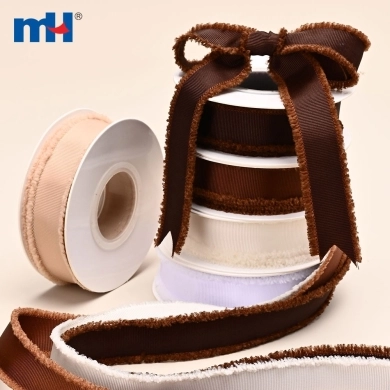 25mm Frayed Edge Grosgrain Ribbon