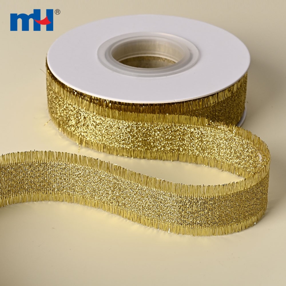 Metallic Grosgrain Ribbon