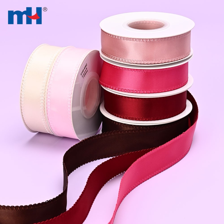 Picot Edge Satin Ribbon