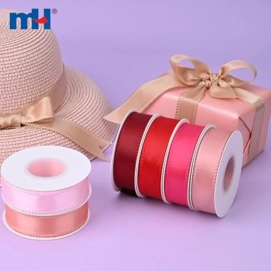 25mm Scalloped Picot Edge Satin Ribbon