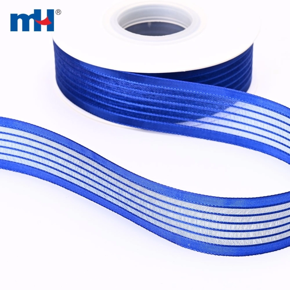 Striped Organza Ribbon
