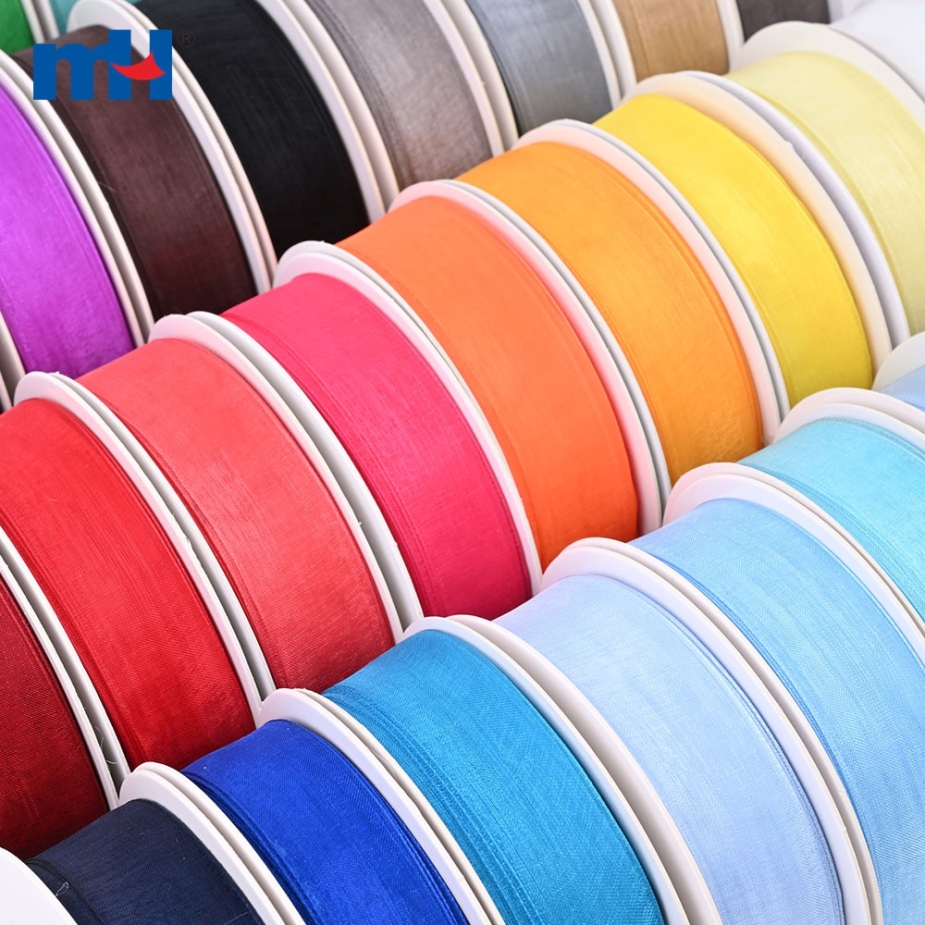 Narrow-edge Organza Ribbon