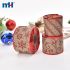 Glitter Jute Hemp Linen Wired Edge