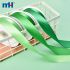 Polyester Single Face Satin Green Matt Ribbon