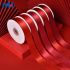 Polyester Double Face Satin Red Matt Ribbon