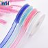 Satin-Edged Organza Ribbon with Metallic Yarn