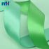 Polyester Single Face Satin Green Matt Ribbon