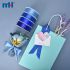 Polyester Single Face Satin Blue Matt Ribbon