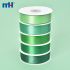 Polyester Single Face Satin Green Matt Ribbon