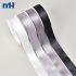 Polyester Single Face Satin Black White Matt Ribbon