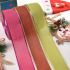 Pure Color Jute Hemp Linen Wired Edge